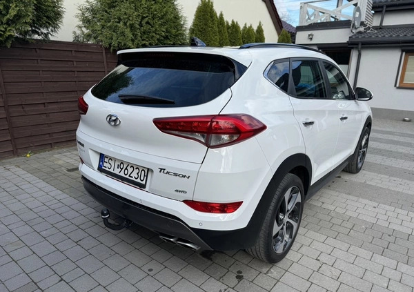 Hyundai Tucson cena 82900 przebieg: 131700, rok produkcji 2016 z Sieradz małe 529